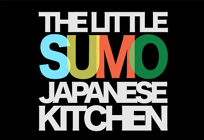 The Little Sumo Logo branding graphic design logo