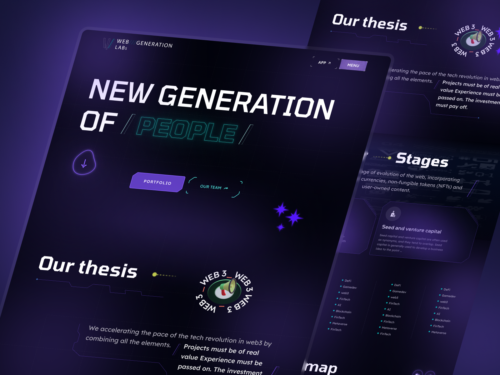 Example of Web3 Landing Page