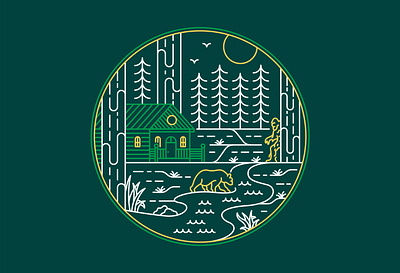 Wildcome Home 1 adventure animals apparel apparel design backpacker bear bigfoot cabin camping forest jungle national park nature outdoors redwood t shirt t shirt design wild wildlife yeti