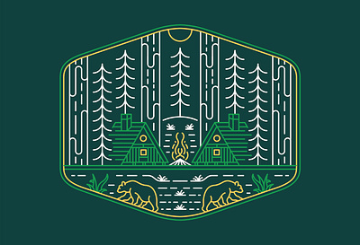 Wildcome Home 3 adventure animals apparel apparel design backpacker bear bigfoot cabin camping cottage forest national park nature outdoors redwood t shirt t shirt design wild wildlife yeti