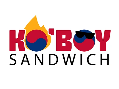 Ko'boy Sandwich Logo branding graphic design logo