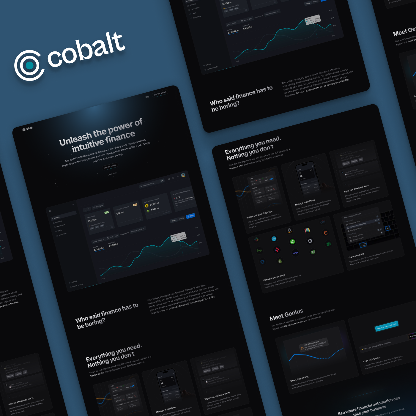 Finance figma finance landingpage marketing ui ux website