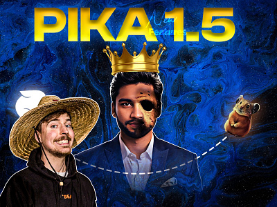 Dark Rusty Thumbnail Design for Pika AI Video Tutorial 3d ai animation artificial intelligence branding brandmark corporate creative graphic design motion graphics poster design rusty social media social media ads social media design thumbnail thumbnail design thumbnail design ai typography ui