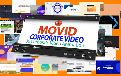 Movid Corporate Video PowerPoint Templates animation corporate design movid powerpoint template video