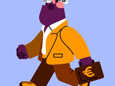 Risky Business corporate memphis illustration ilustración jhonny núñez vector