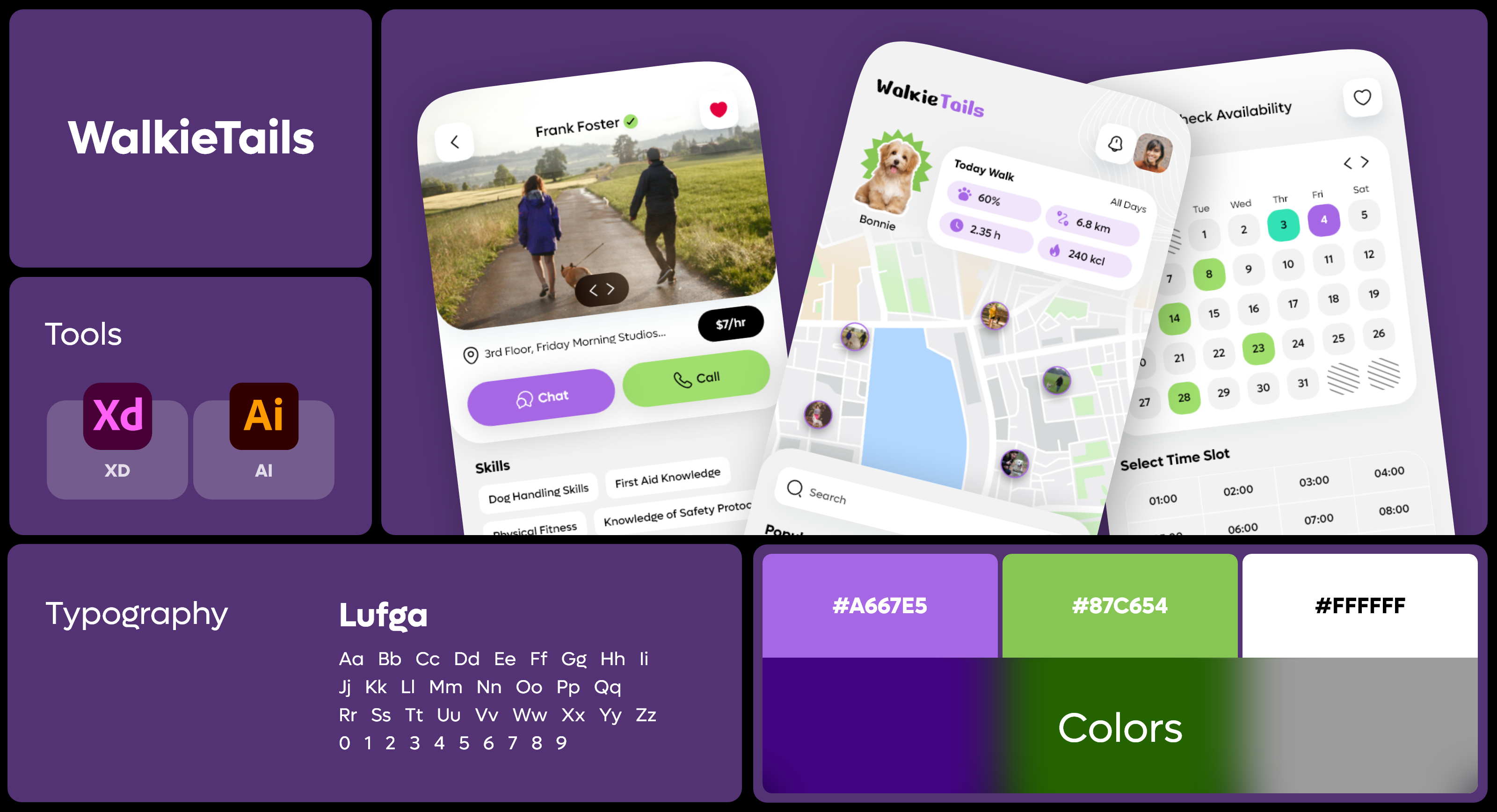 Dog Walking Mobile App Design by CMARIX on Dribbble