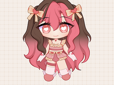 Cute Chibi Commission chibi commission cutechibi fullbodychibi noai simplechibi