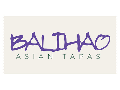 Balihao Logo & Restaurant Menu branding graphic design logo