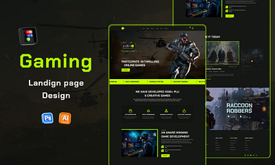 Gaming landing page animation creative game landing page figma ui design game hub design game interface design game ui design game ux design game web design game web development game website design gaming landing page landing page desing modern game ui mordern game responsive gaming website seo gaming website ui video game video game ux website ui design