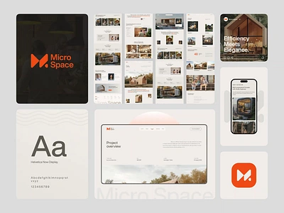 Micro Space - Design Agency Website architecture website design landing page design micro space website mobile house website design motion design product product design ui design uiux design user interface design web website website animation website design