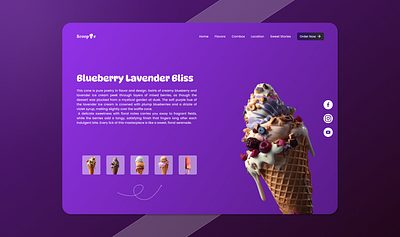 Scoop-e: A Sweetly Crafted Animated Experience in Web Design animation figma ui ui ux web design