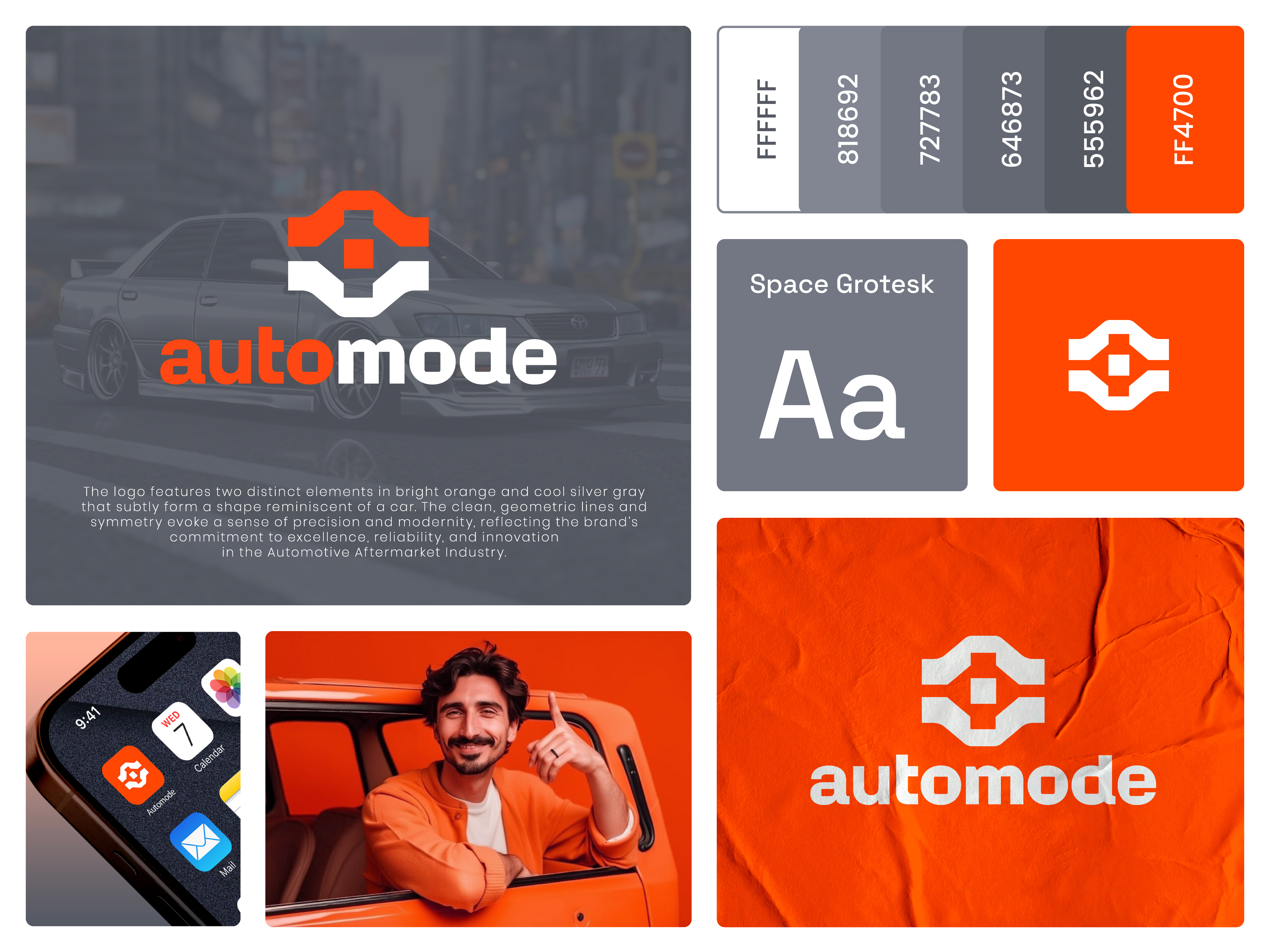 automode brand identity design auto repair automobile logo automotive after market branding branding car logo car parts design graphic design icon identity logo logodesign mechanical minimal logo tuning vehicle logo