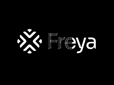 Freya AI - Branding Design ai artifical intelligence bento brand branding branding identity company design freya identity logo