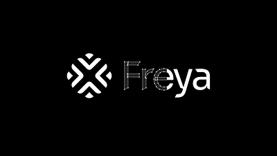 Freya AI - Branding Design ai artifical intelligence bento brand branding branding identity company design freya identity logo