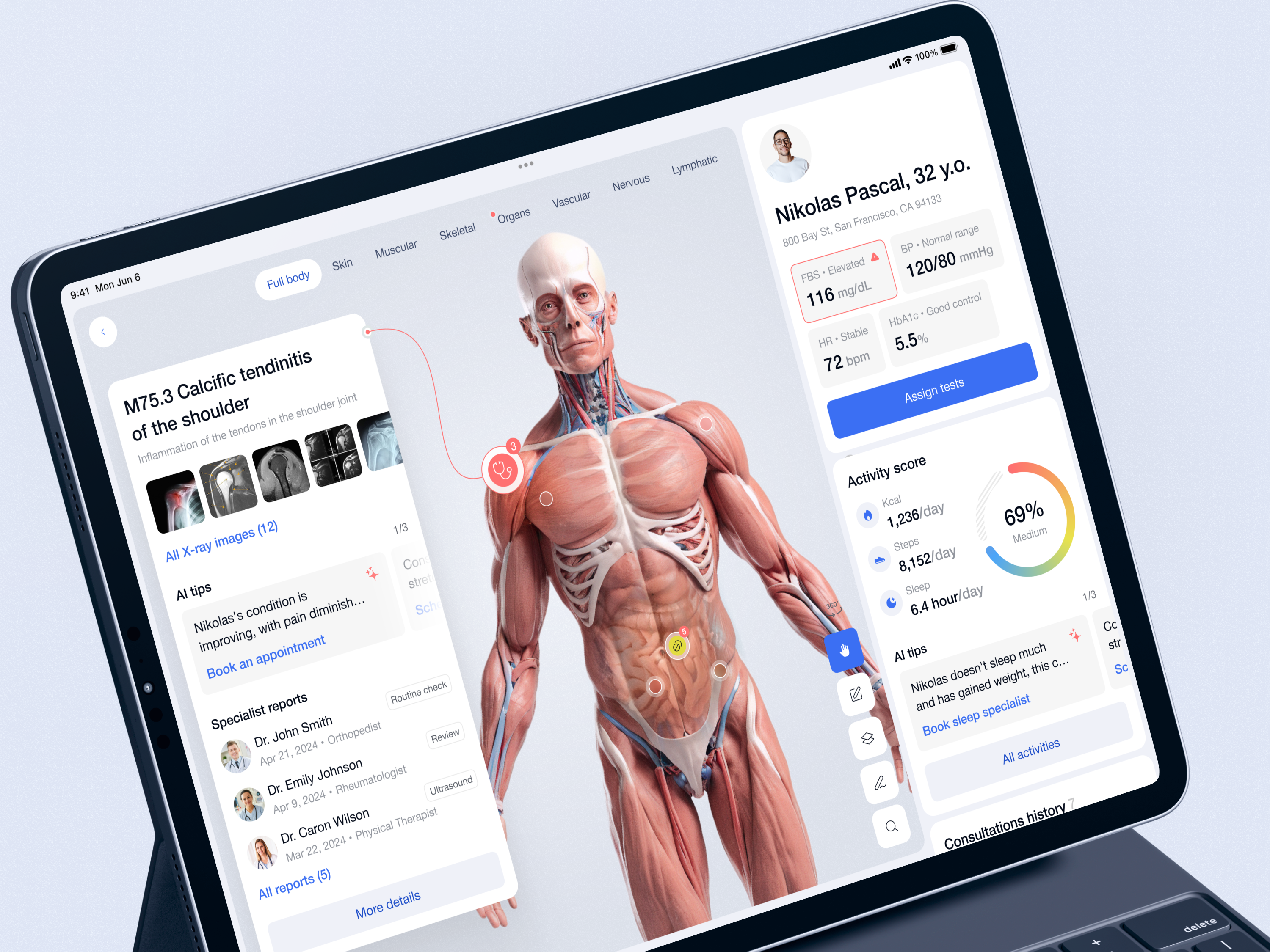 Example of Dashboard Design Concept