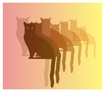 shadowplay #8 doodle illustration kitty noise shadowplay shunte88 vector