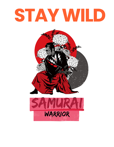 Samurai Warrior branding graphic design