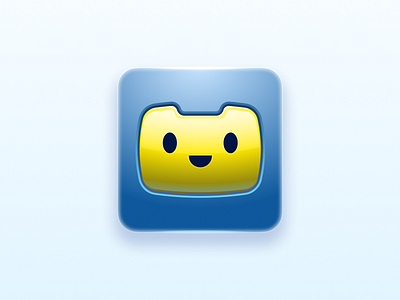 Edbot.ai Icon App app icon branding icon icons set ios logo logo design skeuomorphism ui ui design