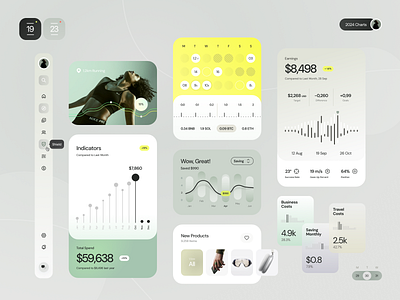 SportX - UI Kit Charts (+Sources?) analytics cardio charts dashboard fitness design health fitness health tracker healthcare healthy mental health personal trainer saas sport sport dashboard startup statistic tracker training ui ux workout