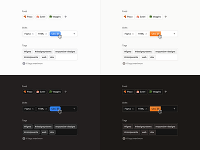 ChipList UI Component badges branding chiplist chips design design system design with chips figma interface ui ui kit ux