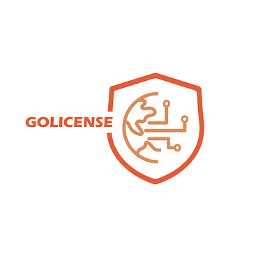 نمونه لوگو شرکت Golicense graphic design logo