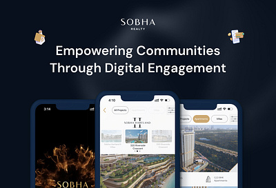 Sobha Realty - Community Management App app design figma mobile app product design real estate ui ux