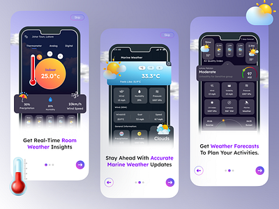 Room Temperature App Design 3d app design app ux design typography ui ui ux ux