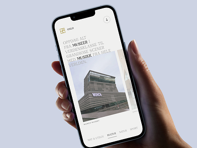 Explore City Section (Norwegian) digitaldesign explore hotelservice norway oslo uiux