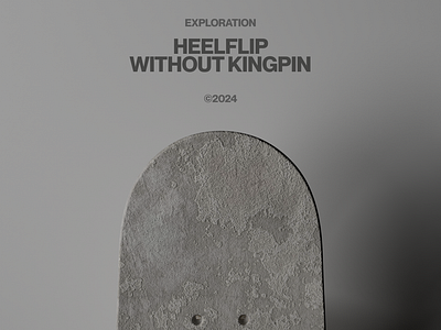 Heelflip without Kingpin [3D Exploration] 3d design 3d motion camera binding design exploration figma illustration interaction motion motion graphics music skate skateboard ui ui design uidesign uiux web design webdesign webflow