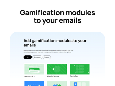 Gamification for email design email email builder email campaign email design email marketing email newsletter email templates gamification landing page stripo email ui web design