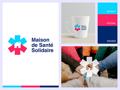 Maison de Santé Solidaire - Branding branding logo