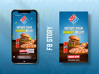 Domino's Facebook Story Animation 3d ad animation animation design branding creative ads dominos pizza facebook post graphic design illustration logo motion motion graphics pizza pro product motion ad reels smooth story video editing