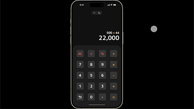 #DailyUI 004 — Calculation 004 100 app design calculator claculation daily ui challenge design uiux