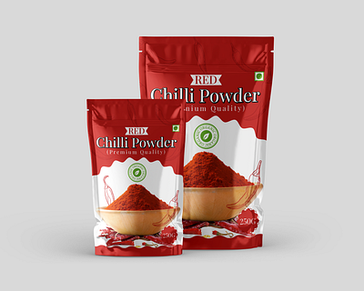 Red chilli powder packaging design bottle label boxpackaging branding brandingdesign coreldraw cosmetic packaging food packaging graphicdesign graphicdesigner graphicdesigns illustrator indian labeldesign logodesigner packagedesign packaging packagingdesigner photoshop pouchpackaging productdesign