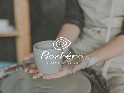 Bozheno Ceramics Studio beauty logo brand logo branding business logo custom logo fashion logo graphic design logo logo design luxury logo minimalist logo modern logo