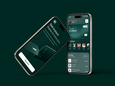 Fintech Wallet App UI/UX Design app app design app ui branding design illustration ios modern ui ux