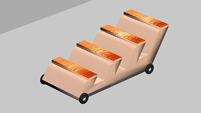 Mobile benches 3d bench exterior graphic design