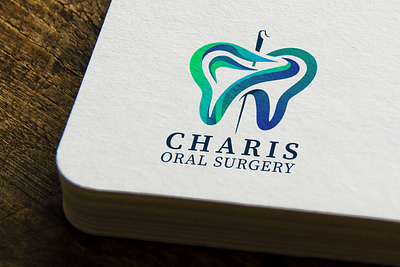 A logo for CHARIS ORAL SURGERY branding graphic design logo