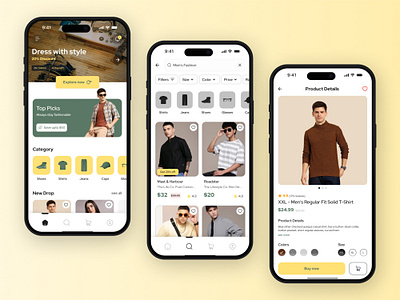 E-Commerce App app design e commerce e commerce app ui ux