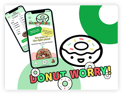 DonutWorry! design donut figma ui ux