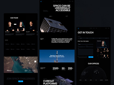 EnduroSat — Website subpages award winning b2b corporate homepage landing page nanosat satellites subpage ui ux web design website wordpress