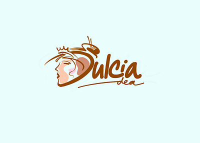 dulcia dea branding graphic design logo vector