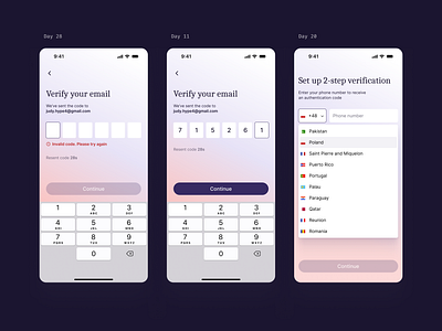 30-day UI challenge 2/3 app challenge design mobile ui ui ux user ux