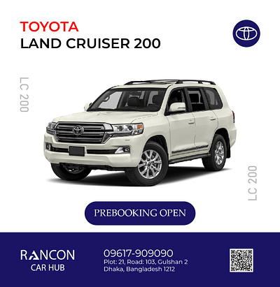 Branding TOYOTA LAND CRUISER 200 branding graphic design