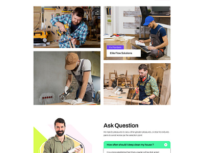 Pipepro - Handyman & Plumber Figma Template By Mugli ui ux design apps design web design