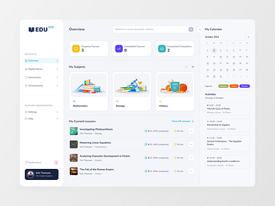 Building an all-in-one learning hub design educational platform ui ux