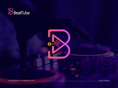 BeatTube - Logo Design app appicon beattubelogo brand branding design graphic design illustration lofoinspire logo logobrand logoconcept logodaily logofolio motion graphics music musicapplogo musiclogo tunelogo ui