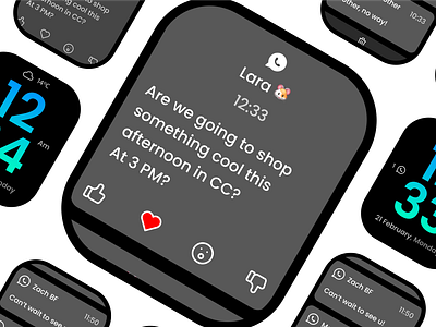 Smartwatch reaction figma reaction smartwatch smartwatch reaction ui ux