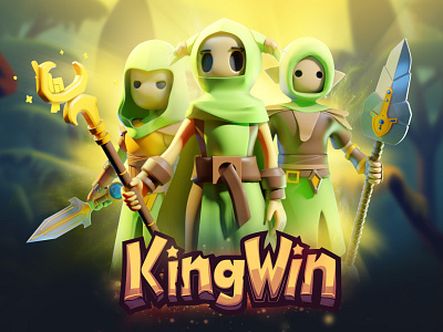 KingWin-Tap-to-Earn Crypto Game 2d 3d 3danimation 3dmodeling animation app blender branding crypto cryptogame design gamedesign graphic design illustration ios mobileapp motion graphics ui ux webdesign