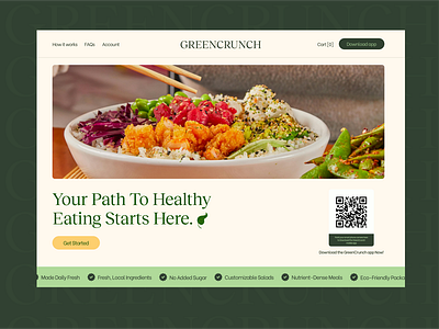 GreenCrunch Website design 3d animation branding graphic design logo motion graphics ui